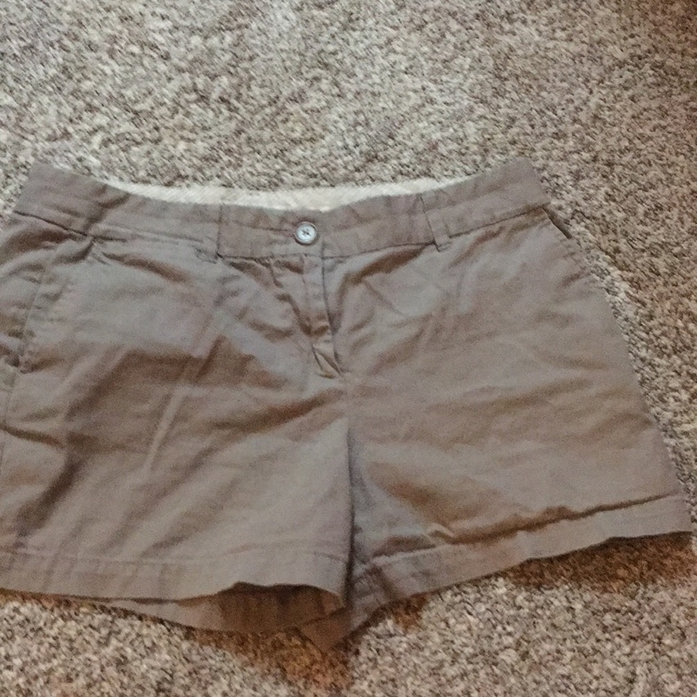 Tan LOFT shorts